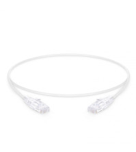 Ցանցային մալուխ ծայրակալներով ODEX UTP Cat6 LSZH 28AWG 1,5մ սպիտակ