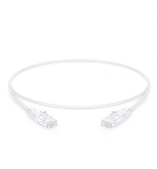 Ցանցային մալուխ ծայրակալներով ODEX UTP Cat6 LSZH 28AWG 1,5մ սպիտակ