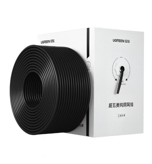 Ցանցային մալուխ UGREEN UTP Cat6 23AWG (305մ) Մոխրագույն