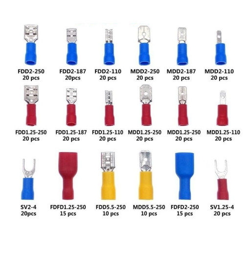 Լարերի և մալուխների տերմինալ FDD1.25-250 (100 հատ) Լարերի և մալուխների տերմինալ FDD1.25-250 (100 հատ)