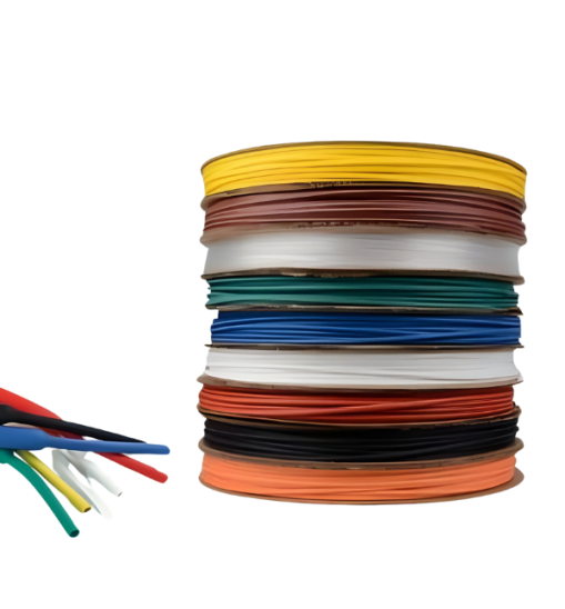 Ջերմային նեղացող խողովակ Woer 6 մմ սև/սպիտակ (1m)