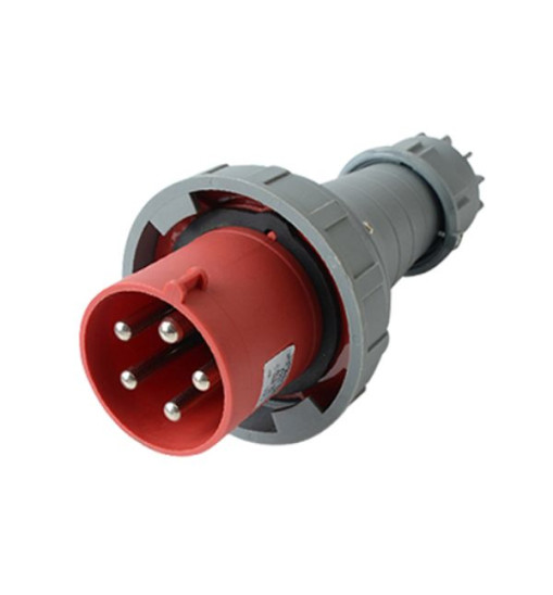 Արդյունաբերական խրոցակ 125A 5P IP67 (A Class) LEE-0452 կարմիր