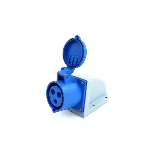 Արդյունաբերական վարդակ 32A 3P IP44 (B Class) LEE-123 Կապույտ Արդյունաբերական վարդակ 32A 3P IP44 (B Class) LEE-123 Կապույտ