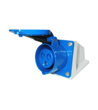 Արդյունաբերական վարդակ 32A 3P IP44 (B Class) LEE-123 Կապույտ