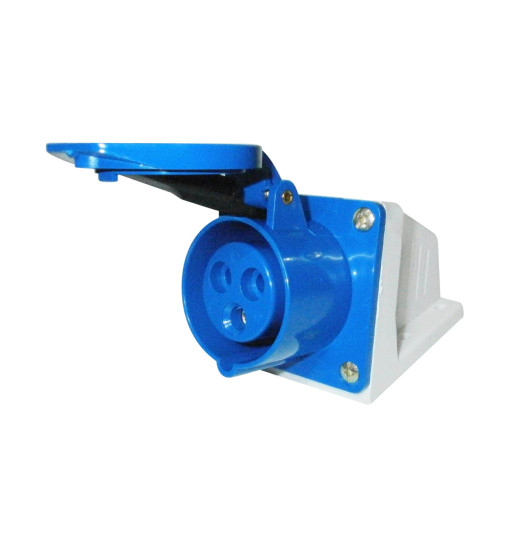 Արդյունաբերական վարդակ 32A 3P IP44 (B Class) LEE-123 Կապույտ Արդյունաբերական վարդակ 32A 3P IP44 (B Class) LEE-123 Կապույտ