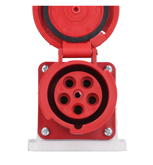 Արդյունաբերական վարդակ 63A 5P IP67 (B Class) LEE-135 կարմիր Արդյունաբերական վարդակ 63A 5P IP67 (B Class) LEE-135 կարմիր