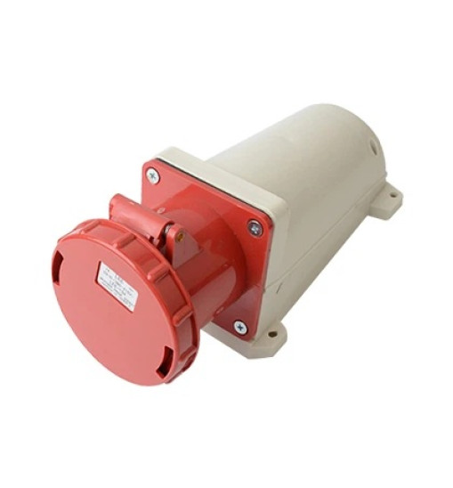 Արդյունաբերական վարդակ 63A 4P IP67 (B Class) LEE-134 կարմիր Արդյունաբերական վարդակ 63A 4P IP67 (B Class) LEE-134 կարմիր