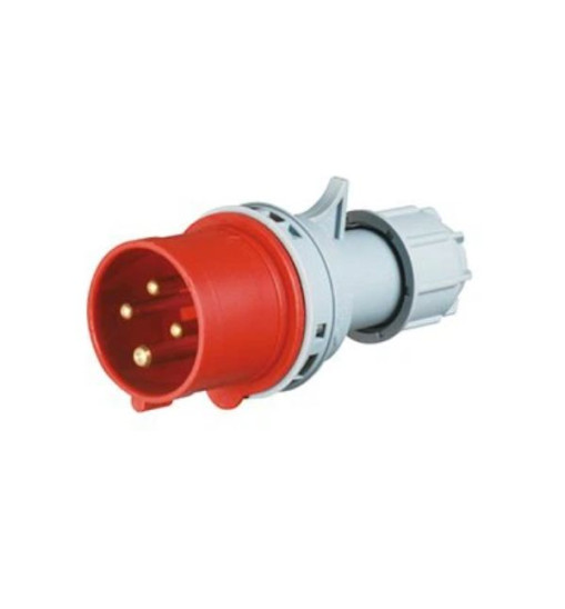 Արդյունաբերական խրոցակ 16A 4P IP44 (A Class) LEE-014N կարմիր Արդյունաբերական խրոցակ 16A 4P IP44 (A Class) LEE-014N կարմիր