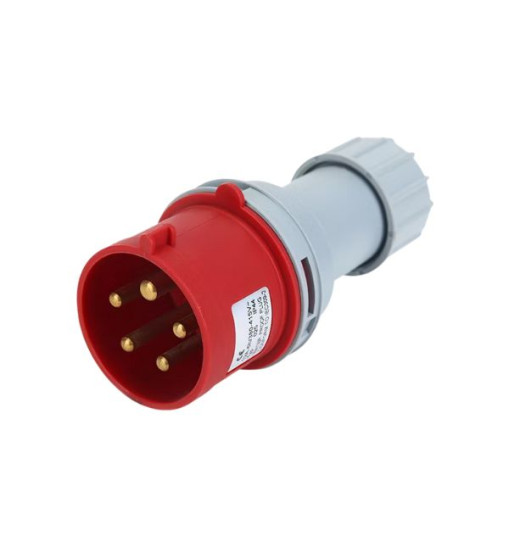 Արդյունաբերական խրոցակ 32A 5P IP44  (A Class) LEE-025N կարմիր