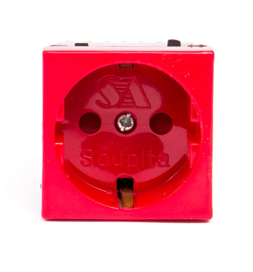 Վարդակ կարմիր 2 մոդուլ Վարդակ կարմիր 2 մոդուլ