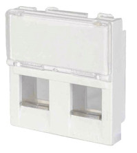 Վարդակ ինտերնետի Keystone տեղանոց 2 մոդուլ  