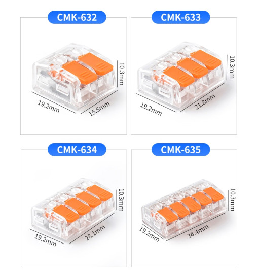 Տերմինալային միակցիչներ CMK-635 (1 հատ) Տերմինալային միակցիչներ CMK-635 (1 հատ)
