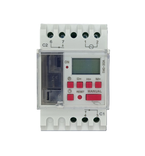 Թվային ժամանակի ռելե Geya THC 30A-2C 220V