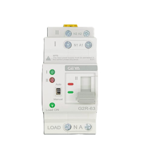 Ավտոմատ փոխանցման անջատիչ Geya ATS G2R-63 II 63A – 2P-220V Ավտոմատ փոխանցման անջատիչ Geya ATS G2R-63 II 63A – 2P-220V