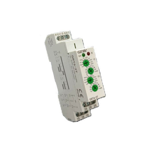 Երկֆունկցիոնալ ժամանակի ռելե Geya GRT6-2T AC/DC 24-240V Երկֆունկցիոնալ ժամանակի ռելե Geya GRT6-2T AC/DC 24-240V