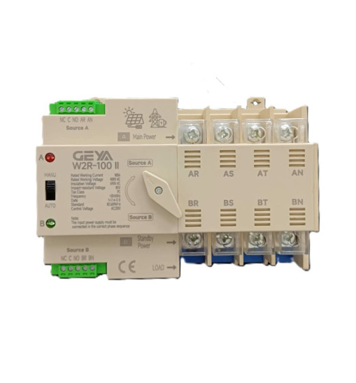 Ավտոմատ փոխանցման անջատիչ ATS Geya W2R-4P 100A