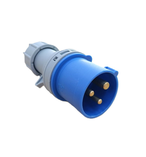 Արդյունաբերական խրոցակ 32A 3P IP44 (A Class) LEE-023N կապույտ Արդյունաբերական խրոցակ 32A 3P IP44 (A Class) LEE-023N կապույտ