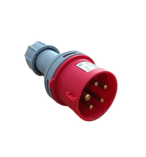 Արդյունաբերական խրոցակ 16A 5P IP44 (A Class) LEE-015N կարմիր Արդյունաբերական խրոցակ 16A 5P IP44 (A Class) LEE-015N կարմիր