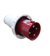 Արդյունաբերական խրոցակ 125A 4P IP67 (B Class) LEE-044 կարմիր