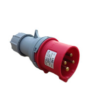 Արդյունաբերական խրոցակ 32A 4P IP44 (A Class) LEE-024N կարմիր