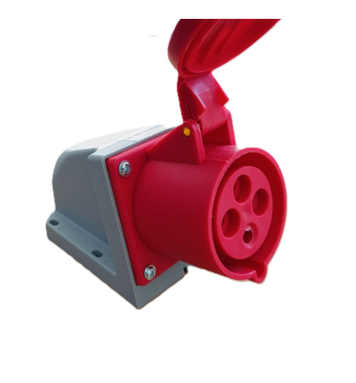 Արդյունաբերական վարդակ 16A 4P IP44 (A Class) LEE-114N կարմիր