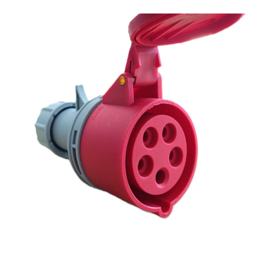 Արդյունաբերական վարդակ 16A 5P IP44 (A Class) LEE-215N կարմիր