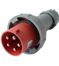 Արդյունաբերական խրոցակ 125A 5P IP67 (A Class) LEE-2452 կարմիր