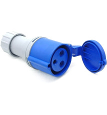 Արդյունաբերական վարդակ 16A 3P IP44 (A Class) LEE-213N կապույտ