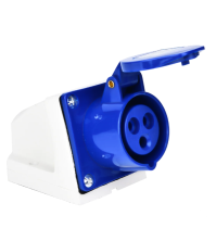 Արդյունաբերական վարդակ 16A 3P IP44 (B Class) LEE-113 Կապույտ