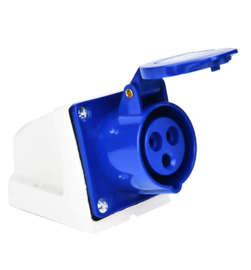 Արդյունաբերական վարդակ 16A 3P IP44 (B Class) LEE-113 Կապույտ Արդյունաբերական վարդակ 16A 3P IP44 (B Class) LEE-113 Կապույտ