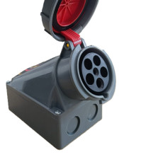 Արդյունաբերական վարդակ 63A 5P IP67 (A Class) LEE-1352 կարմիր
