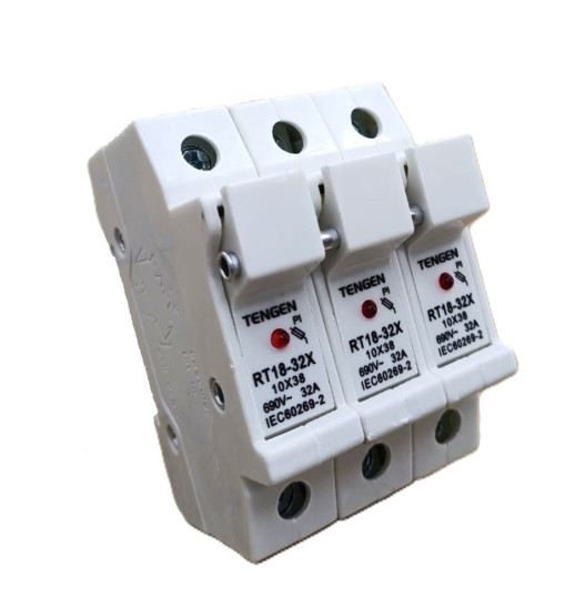 Հոսանքի ապահովիչի պահոց Tengen RT18-32 (3տեղ)