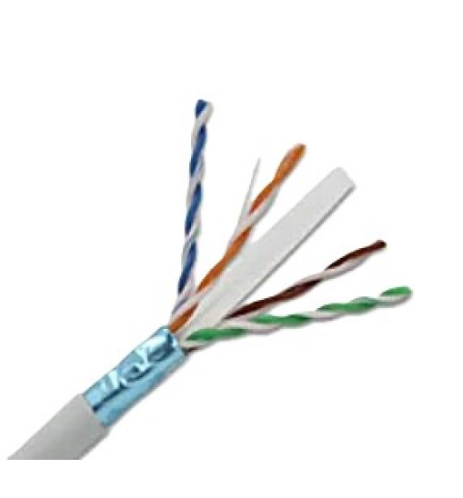 Ցանցային մալուխ ODEX CAT6 FTP/UTP 4P 23AWG LSZH (305մ) սպիտակ Ցանցային մալուխ ODEX CAT6 FTP/UTP 4P 23AWG LSZH (305մ) սպիտակ