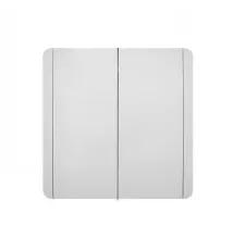 Panaica E05 անջատիչ 2 ստեղն / սպիտակ