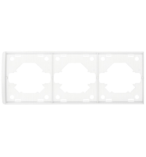 Panaica E05 շրջանակ 3 տեղ / սպիտակ