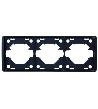 Panaica E05 շրջանակ 3 տեղ / սև