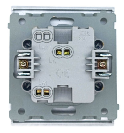 Panaica E05 անջատիչ 1 ստեղն / մոխրագույն