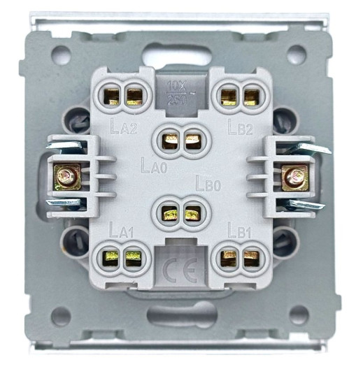 Panaica E05 միջանկյալ փոխանջատիչ 1 ստեղն / մոխրագույն