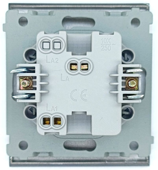 Panaica E05 անջատիչ 1 ստեղն / սև