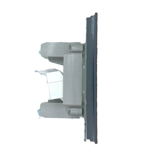 Panaica E05 վարդակ ինտերնետ RJ45+RJ45 / սև