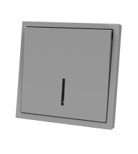 Panaica E09 անջատիչ 1 ստեղն / մոխրագույն լույսով