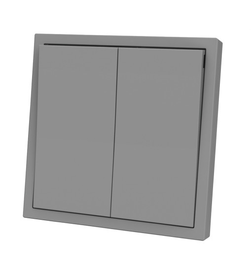 Panaica E09 փոխանջատիչ 2 ստեղն / մոխրագույն Panaica E09 փոխանջատիչ 2 ստեղն / մոխրագույն