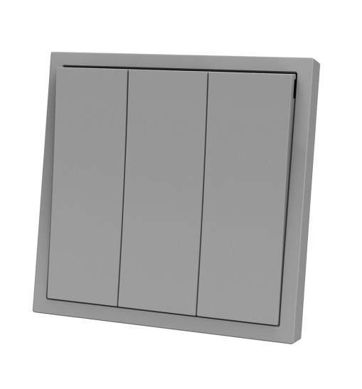 Panaica E09 անջատիչ 3 ստեղն / մոխրագույն Panaica E09 անջատիչ 3 ստեղն / մոխրագույն