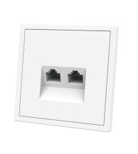 Panaica E09 վարդակ ինտերնետ RJ45+RJ45 / սպիտակ