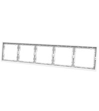 Panaica E09 շրջանակ 5 տեղ / սպիտակ