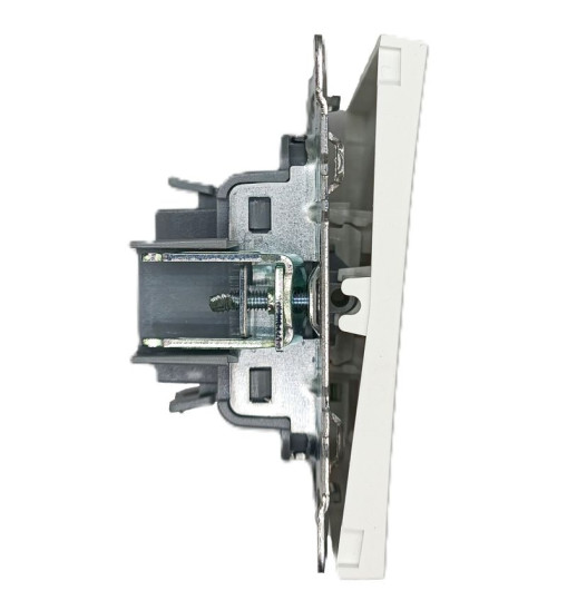 Panaica E09 անջատիչ 2 ստեղն / սպիտակ