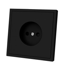 Panaica E09 վարդակ  / սև