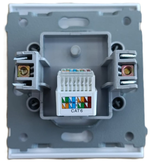 Panaica E09 վարդակ ինտերնետի RJ45/ սպիտակ Panaica E09 վարդակ ինտերնետի RJ45/ սպիտակ