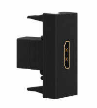 Մոդուլային HDMI վարդակ Panaica F29B սև