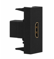 Մոդուլային HDMI վարդակ Panaica F29B սև